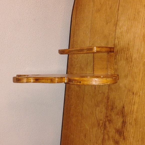 VintageWooden Teapot & Cup Napkin Holder, Mail Holder, Decor Natural Wood Finish - Picture 5 of 5